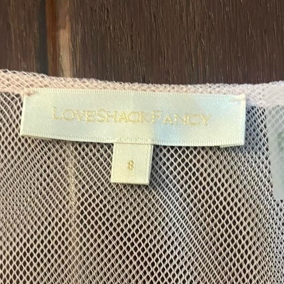 LoveShackFancy Hensley Gown in Soft Peach - Picture 4 of 4